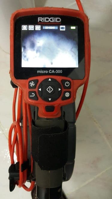 RIDGID kamerası ilə boru teleinspeksiyası